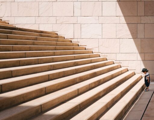 What are the BIGGEST challenges creators face coming up? large staircase