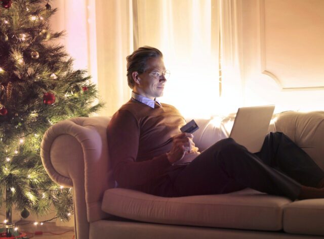 Man Watching Live Stream