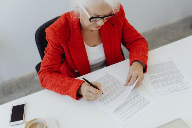 signing an agreement
