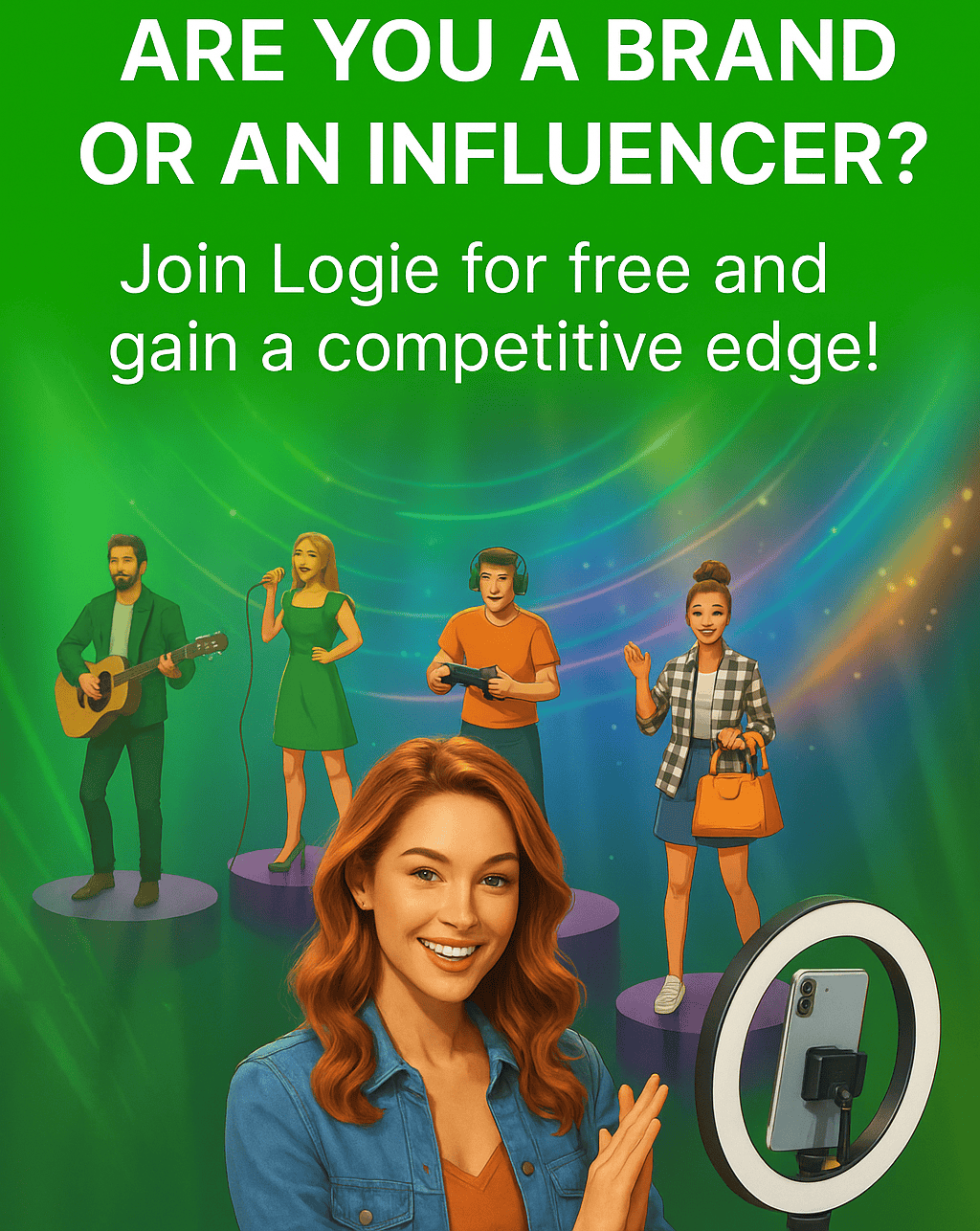 Want to know everything about social commerce? Whether you are an ecommerce brand or a social commerce influencer, Logie is the chosen platform and community for the latest updates