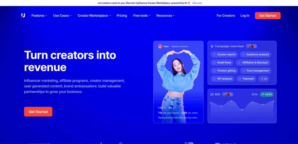 Upfluence Influencer Marketing Software 