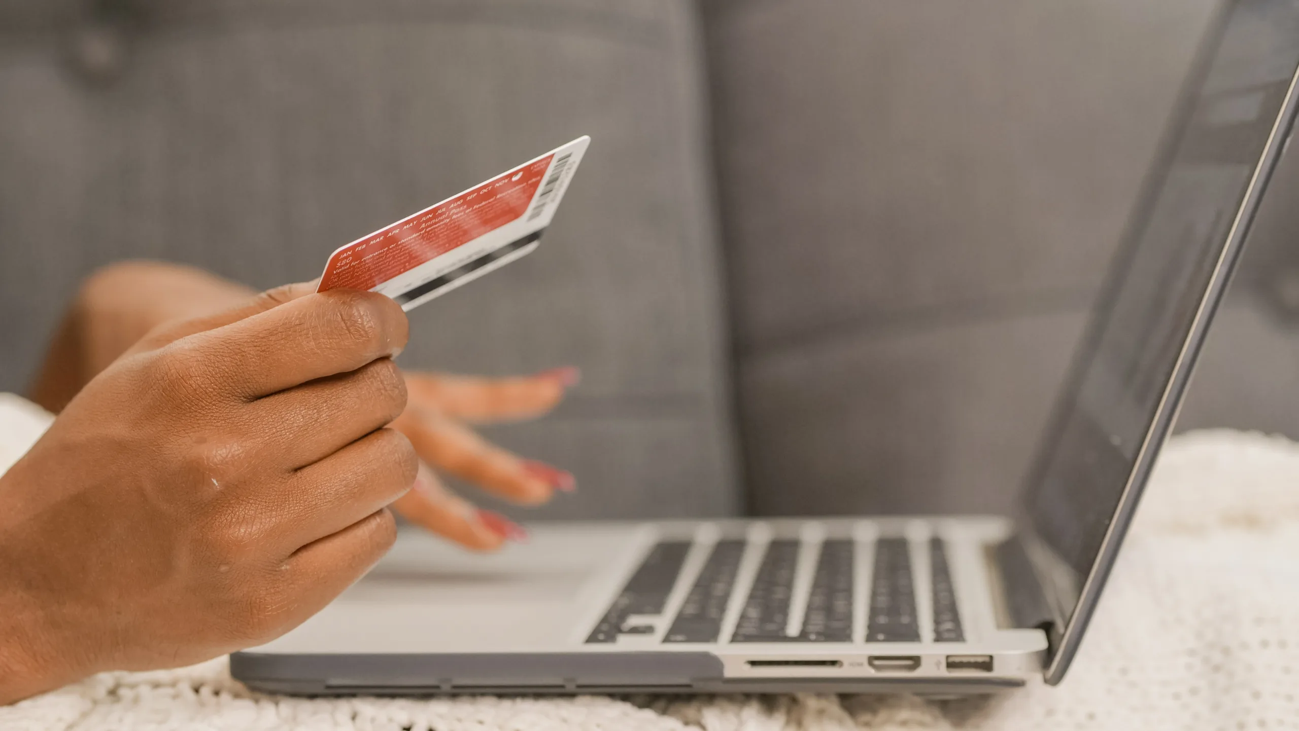 Online Purchase using a credit card
